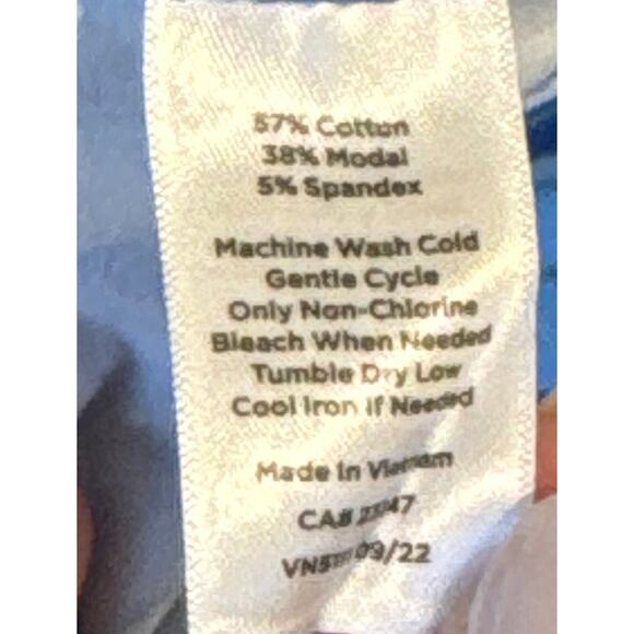 T by Talbots Blue Short Sleeve Shirt Size 2X - Picture 4 of 4